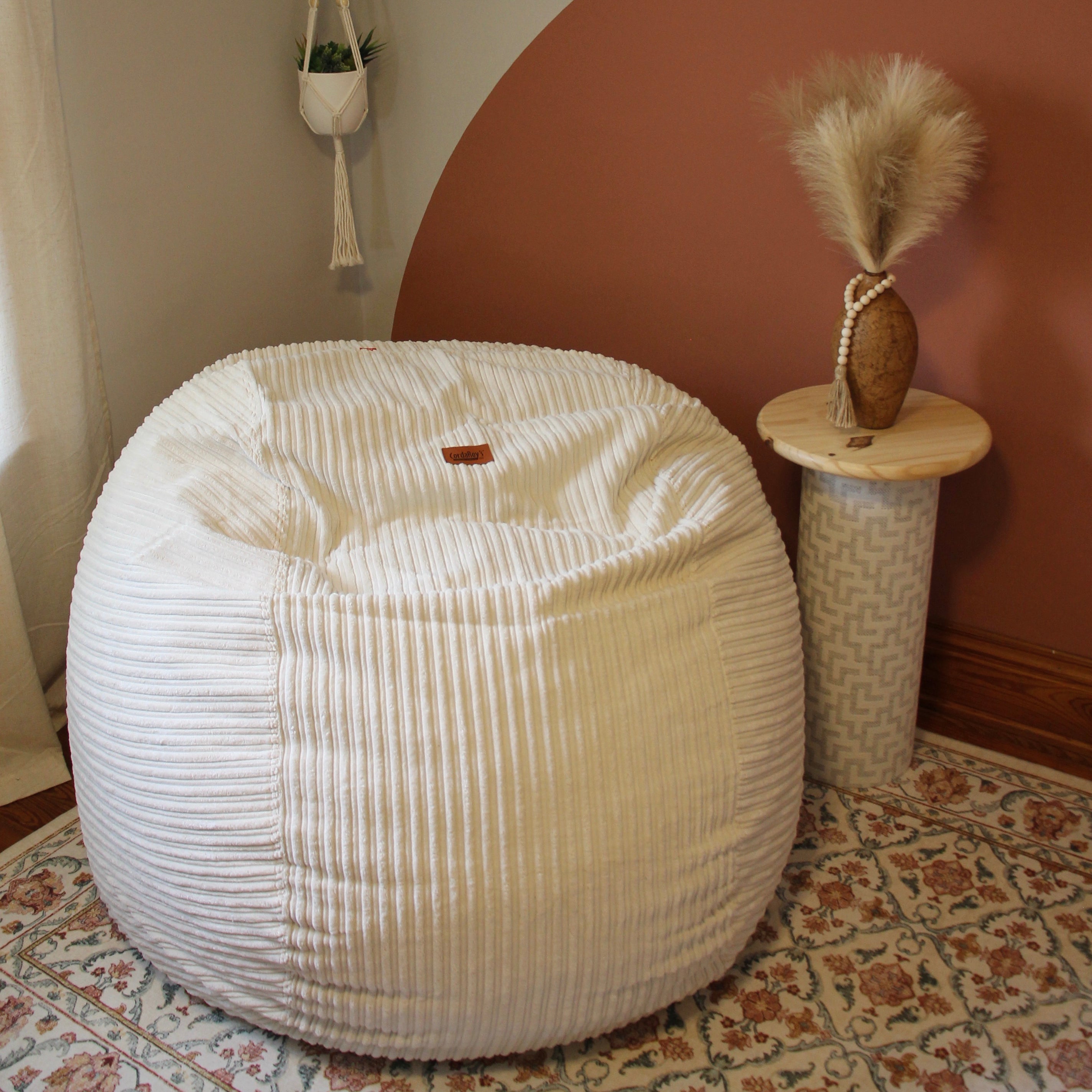 CordaRoy's Full Terry Corduroy Convertible Bean Bag Chair