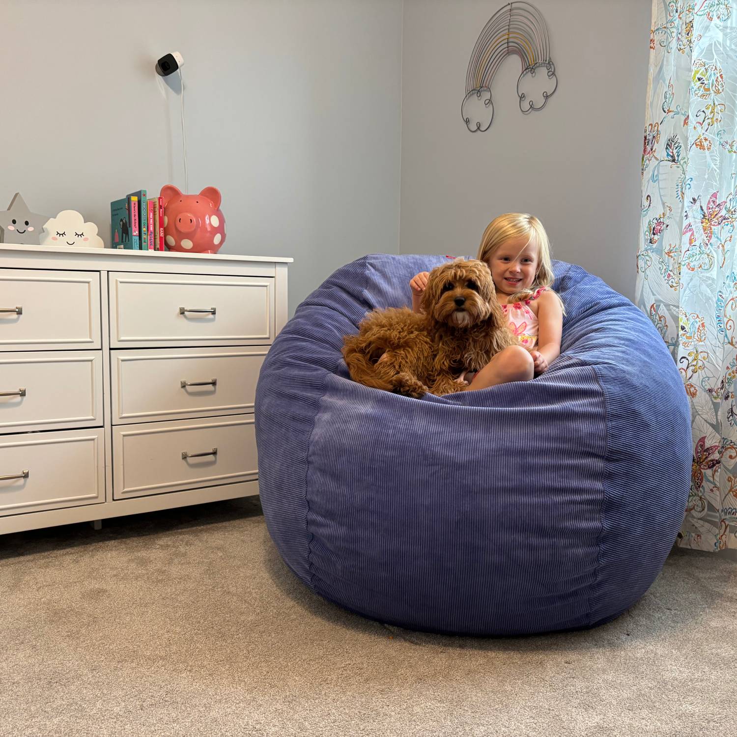 CordaRoy's Full Corduroy Convertible Bean Bag Chair