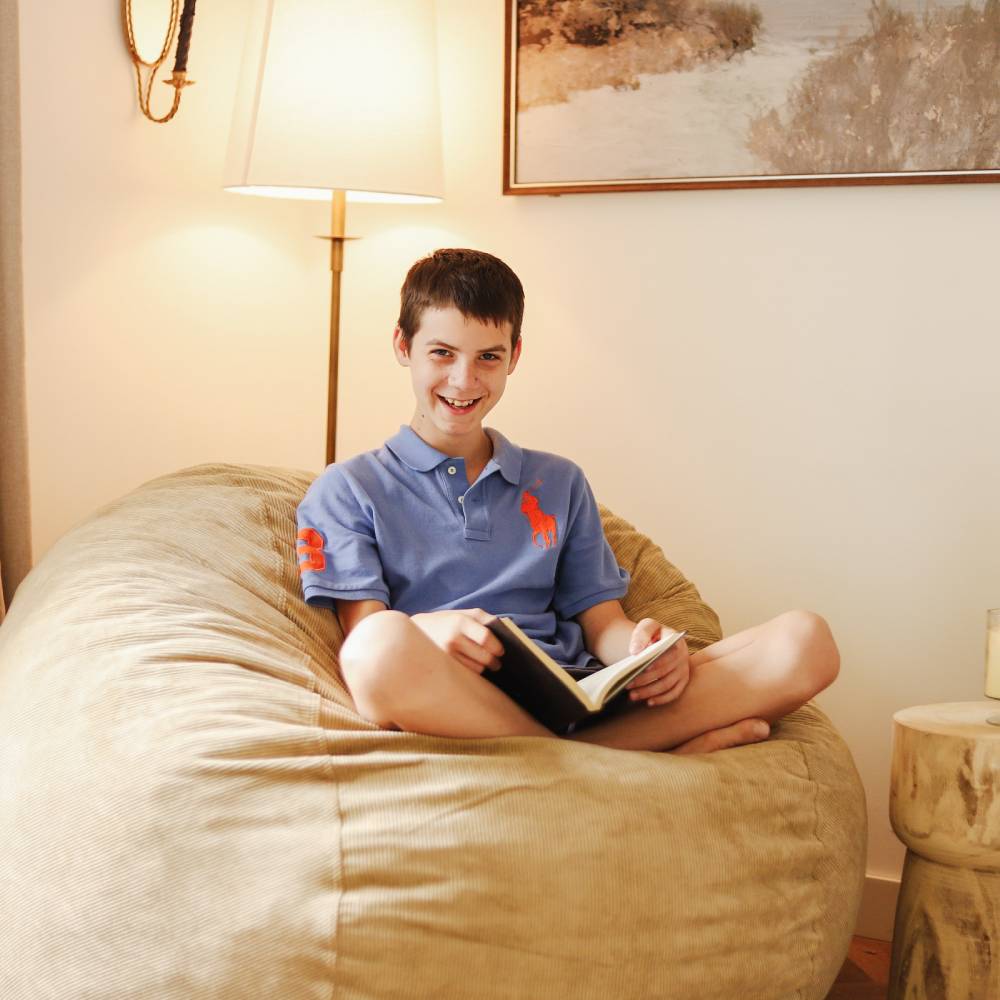 CordaRoy's Full Corduroy Convertible Bean Bag Chair