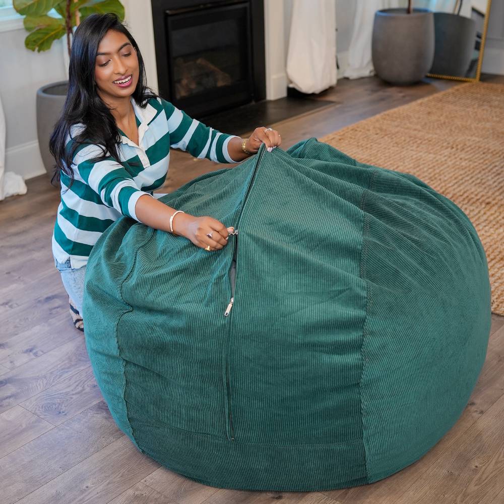 CordaRoy's Full Corduroy Convertible Bean Bag Chair
