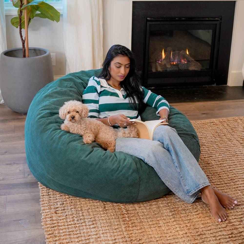 CordaRoy's Full Corduroy Convertible Bean Bag Chair