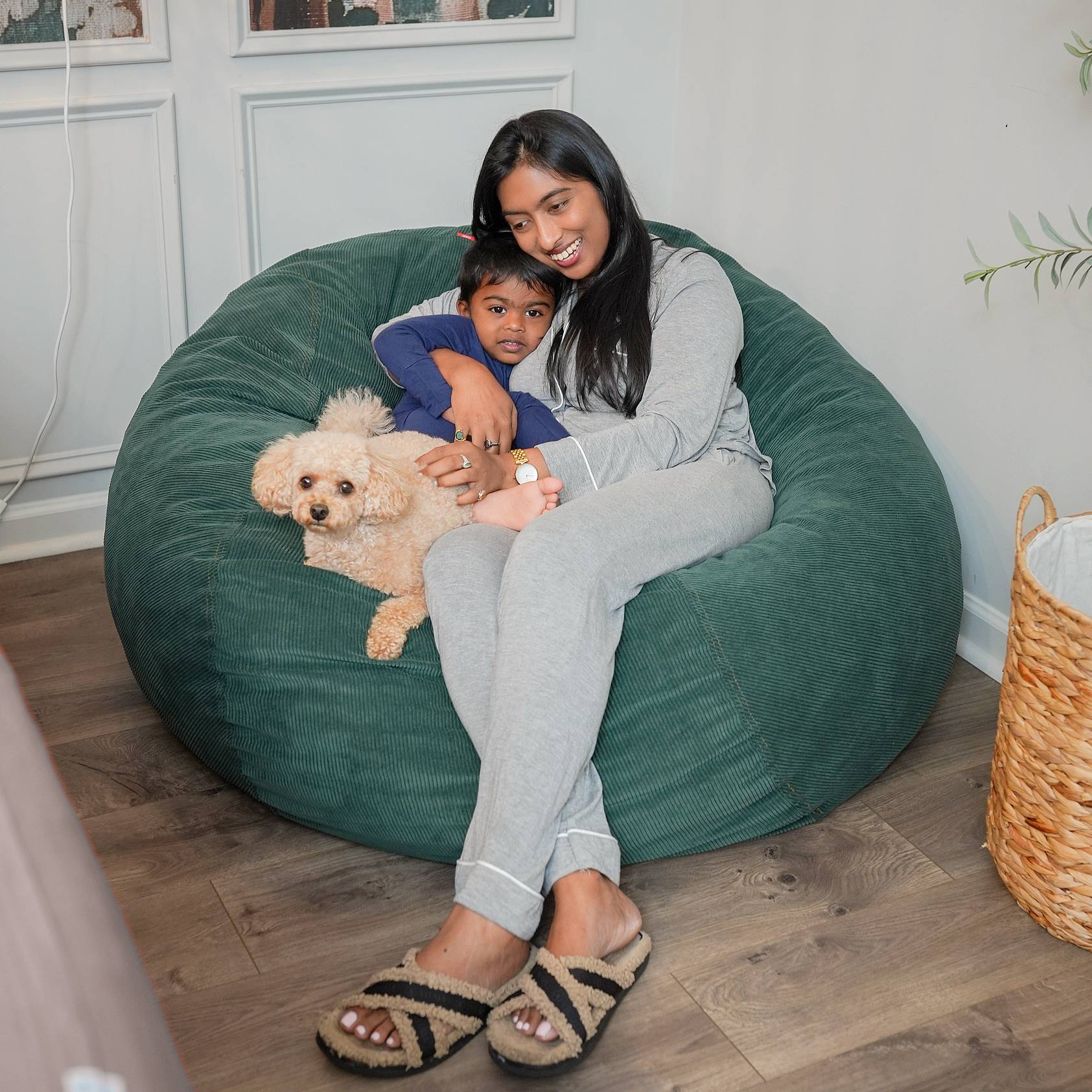 CordaRoy's Full Corduroy Convertible Bean Bag Chair