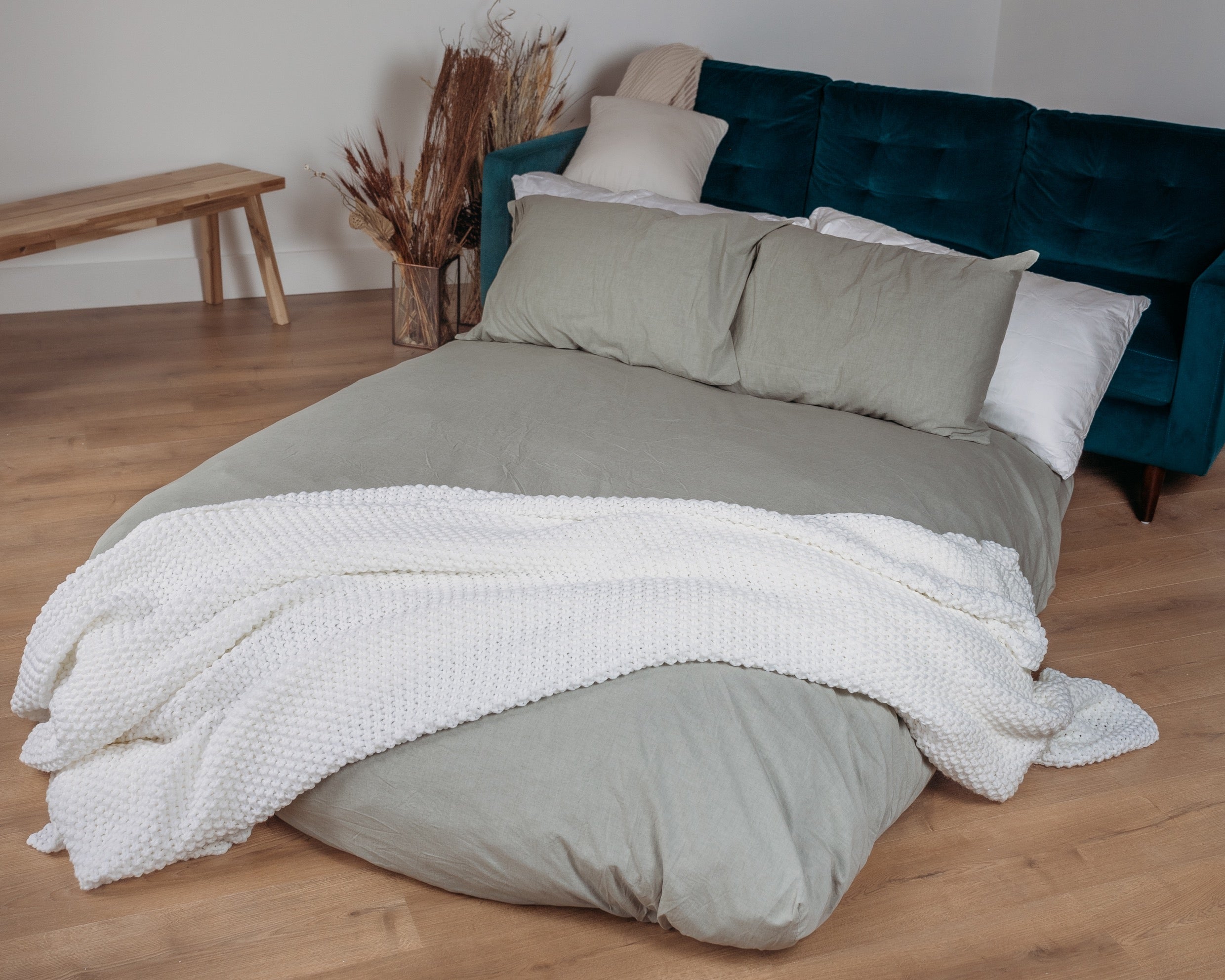 CordaRoy's Full Terry Corduroy Convertible Bean Bag Chair