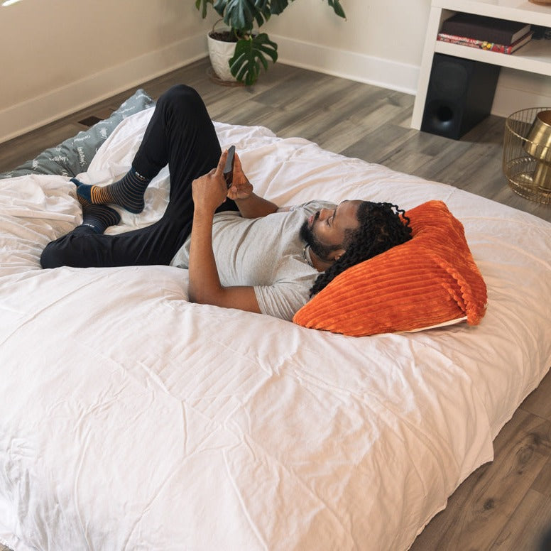 CordaRoy's King Chenille Convertible Bean Bag Chair
