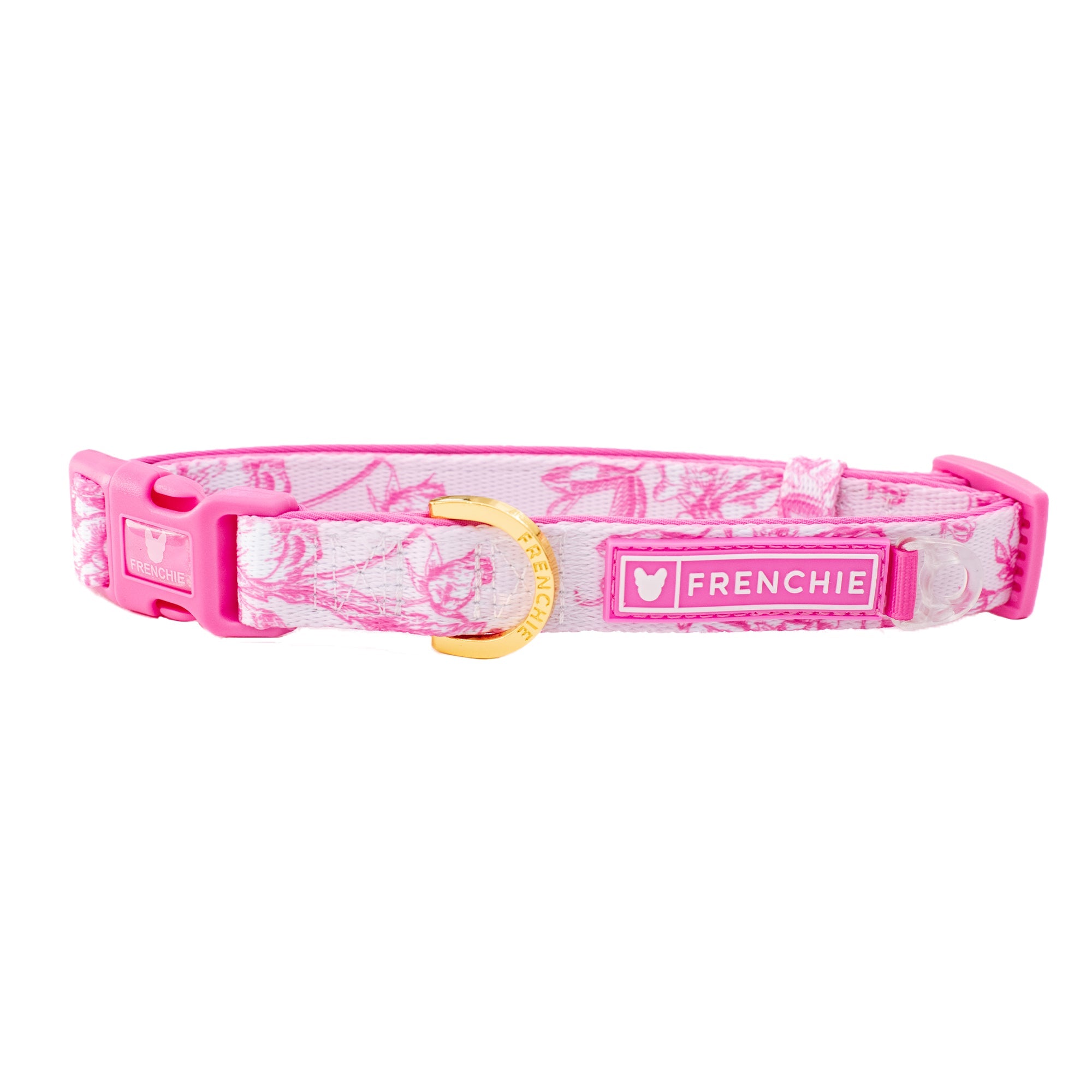 Frenchie Comfort Collar - Toile (Pink)