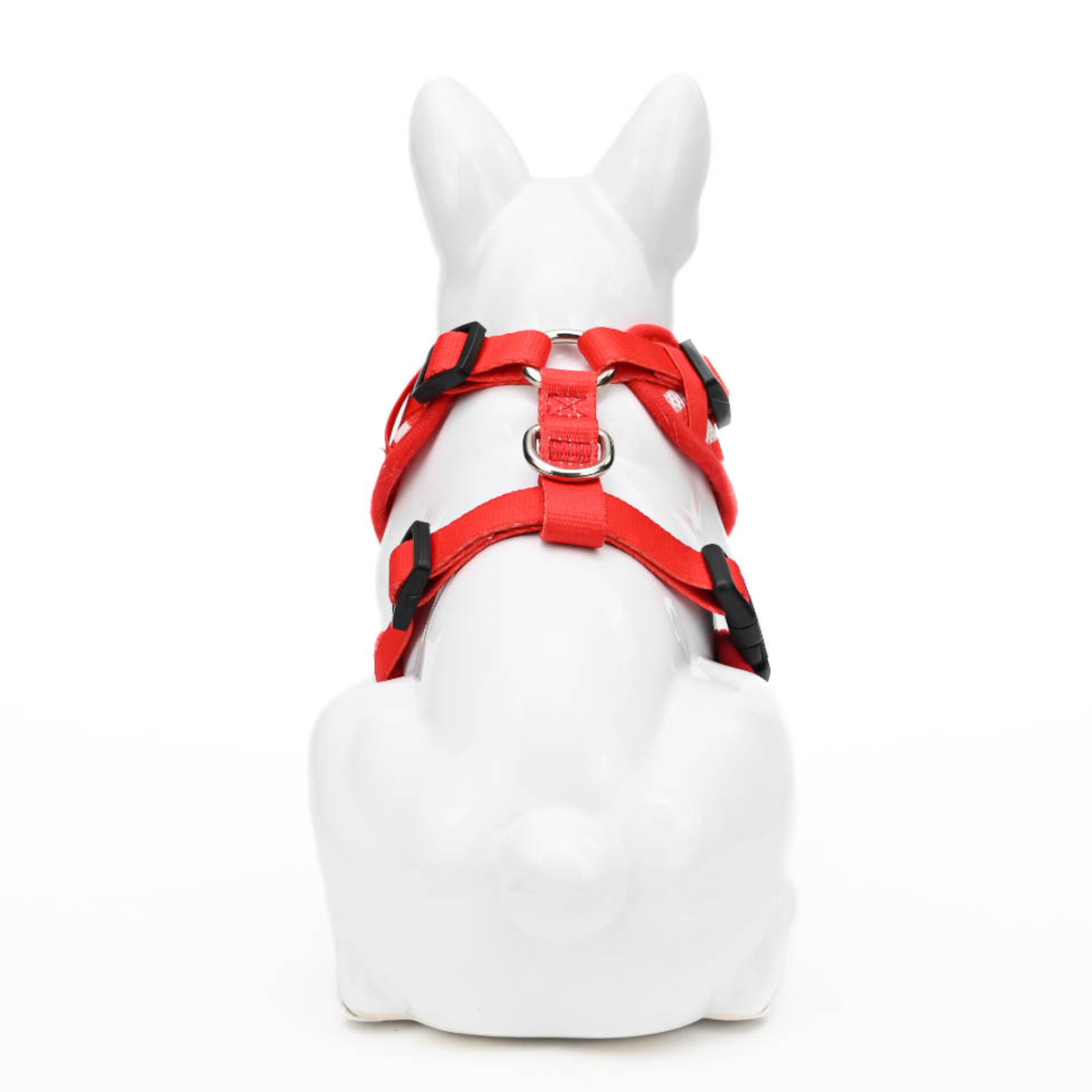 EcoBark – Red Stripe Harness & Leash Set
