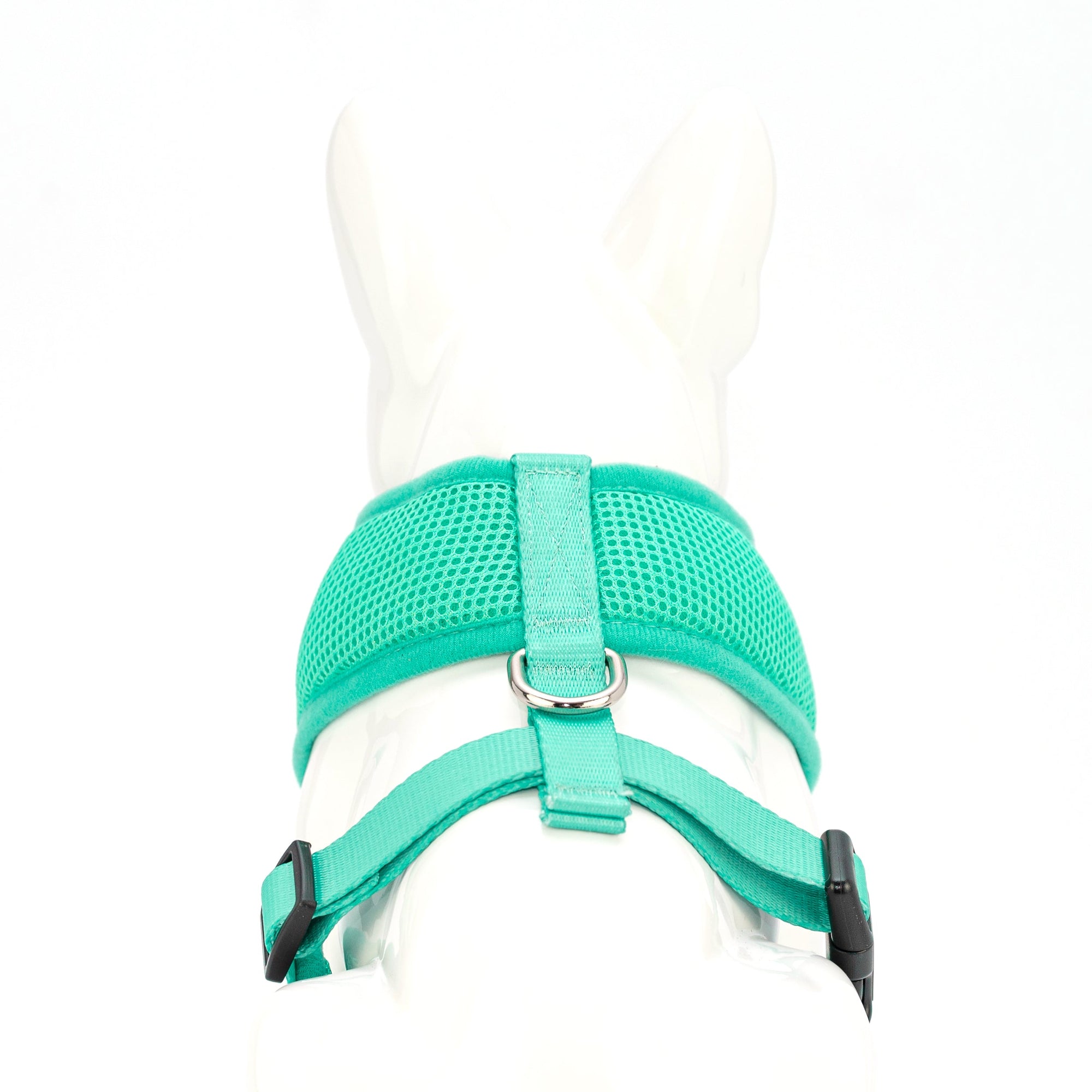 EcoBark Mint Turquoise Dog Harness - Over-the-Head Soft Mesh Vest Halter for Small to Medium Dogs