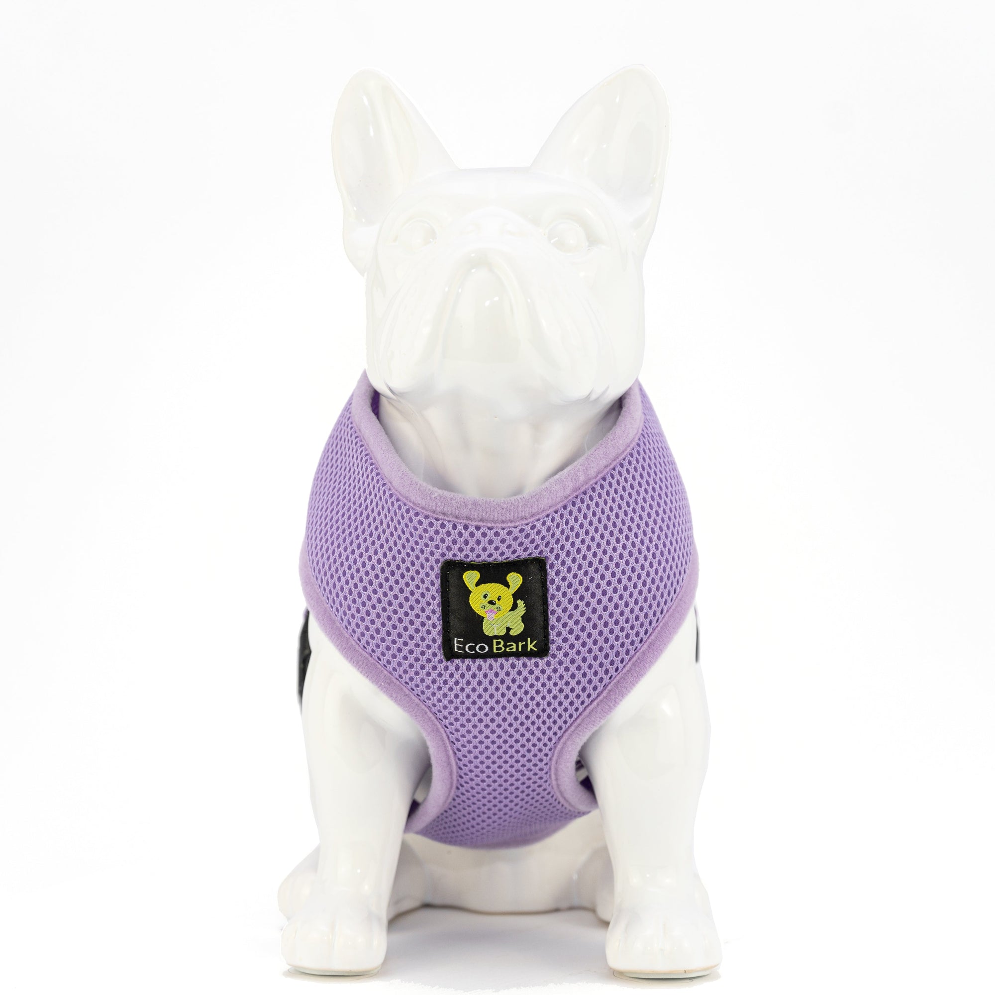 EcoBark Lavender Dog Harness - Over-the-Head Soft Mesh Vest Halter for XS to Medium Breed Dogs