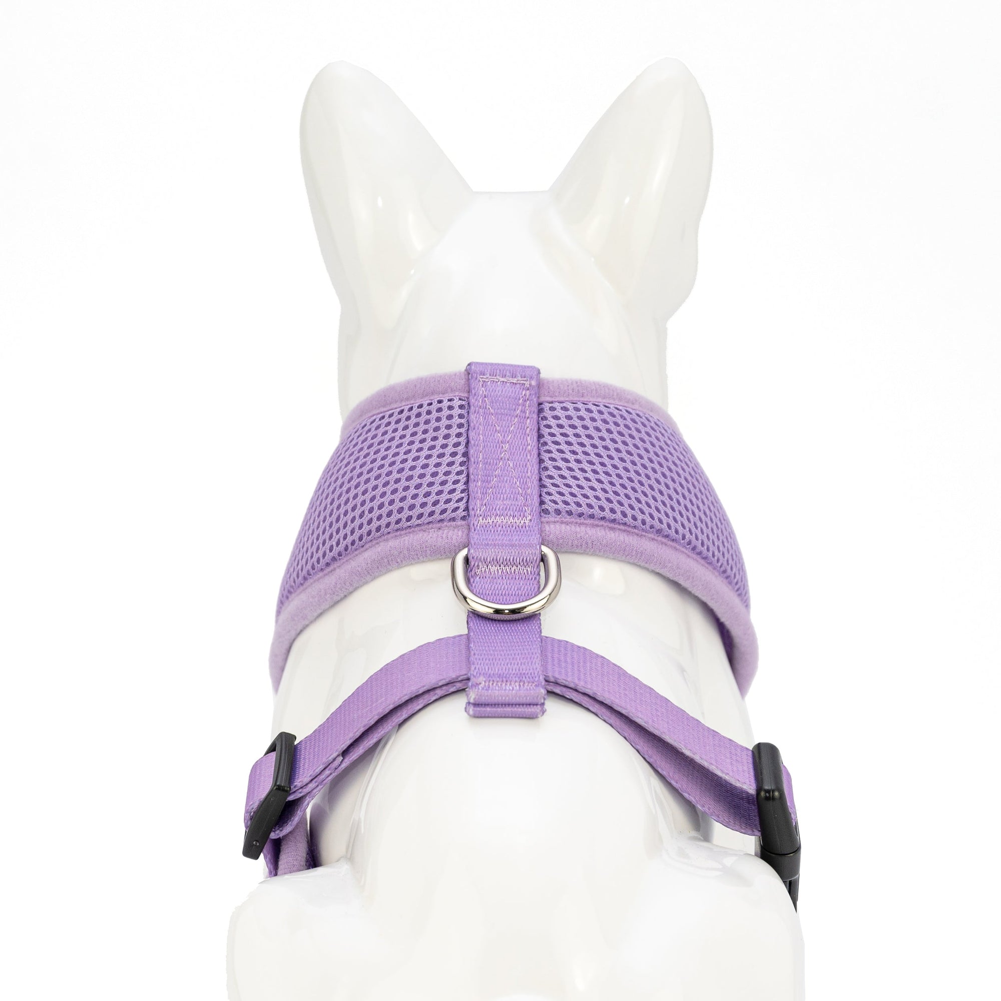 EcoBark Lavender Dog Harness - Over-the-Head Soft Mesh Vest Halter for XS to Medium Breed Dogs