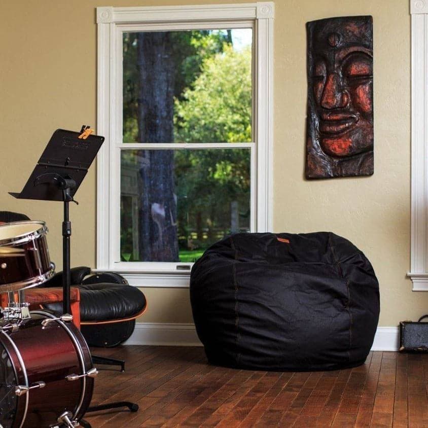 CordaRoy's Full Faux Leather Convertible Bean Bag Chair