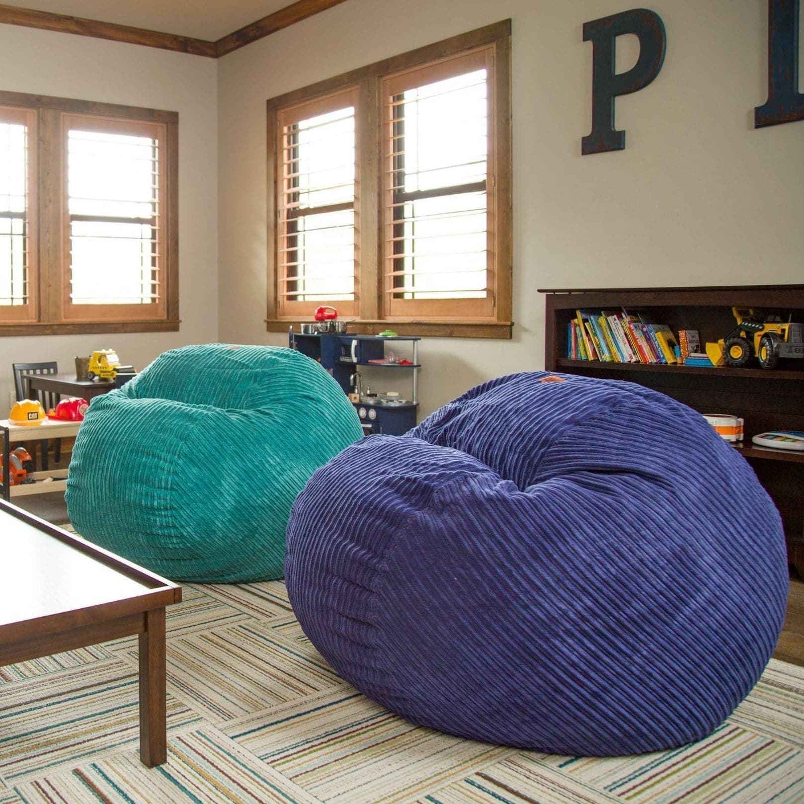 CordaRoy's Full Terry Corduroy Convertible Bean Bag Chair