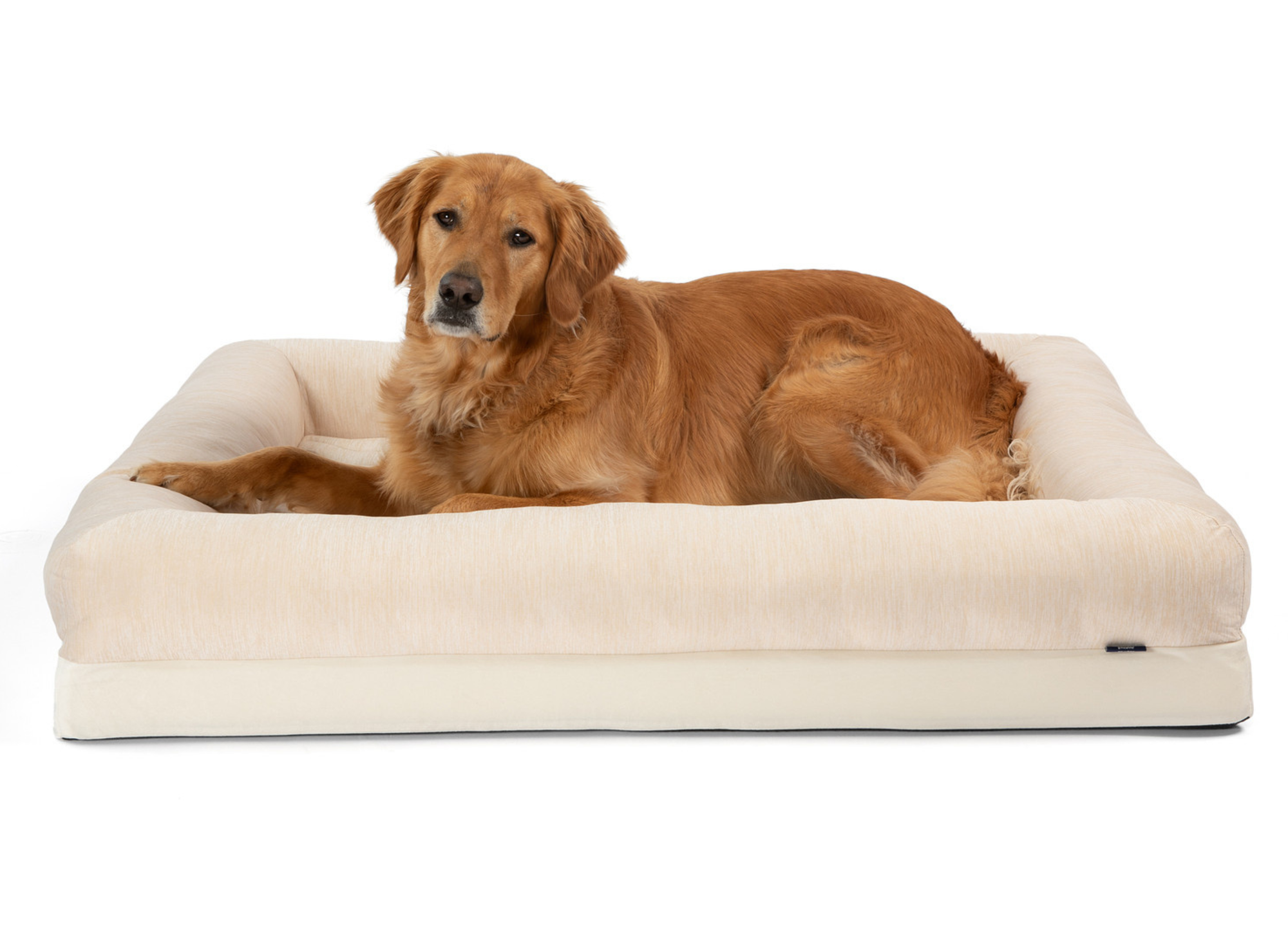 PupChill Cooling 4 Bolster Dog Bed Arctic Sand