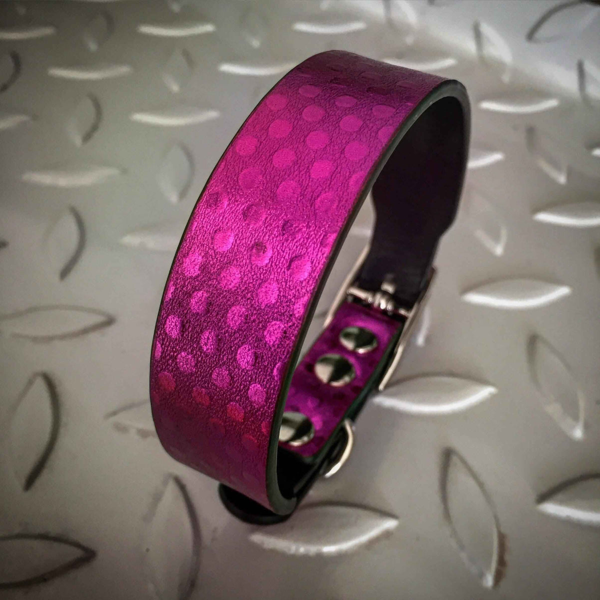 Bestia Corfu Leather Puppy Collar