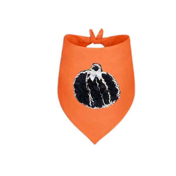 Couture Pumpkin Dog Bandana