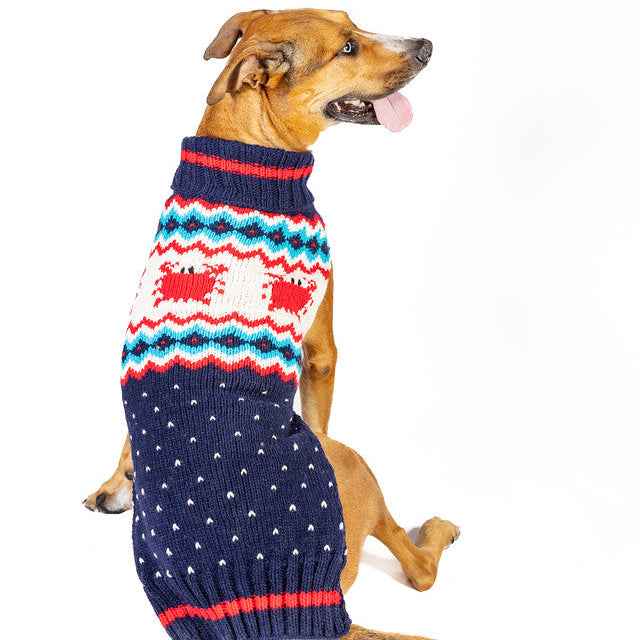 Chilly Dog Crabby Wool Dog Sweater