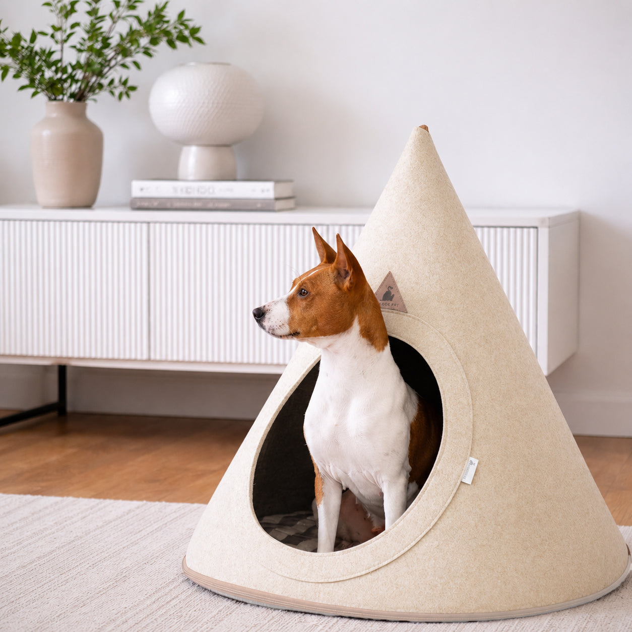 Nooee Pet Cave Buddy (L) - Cream