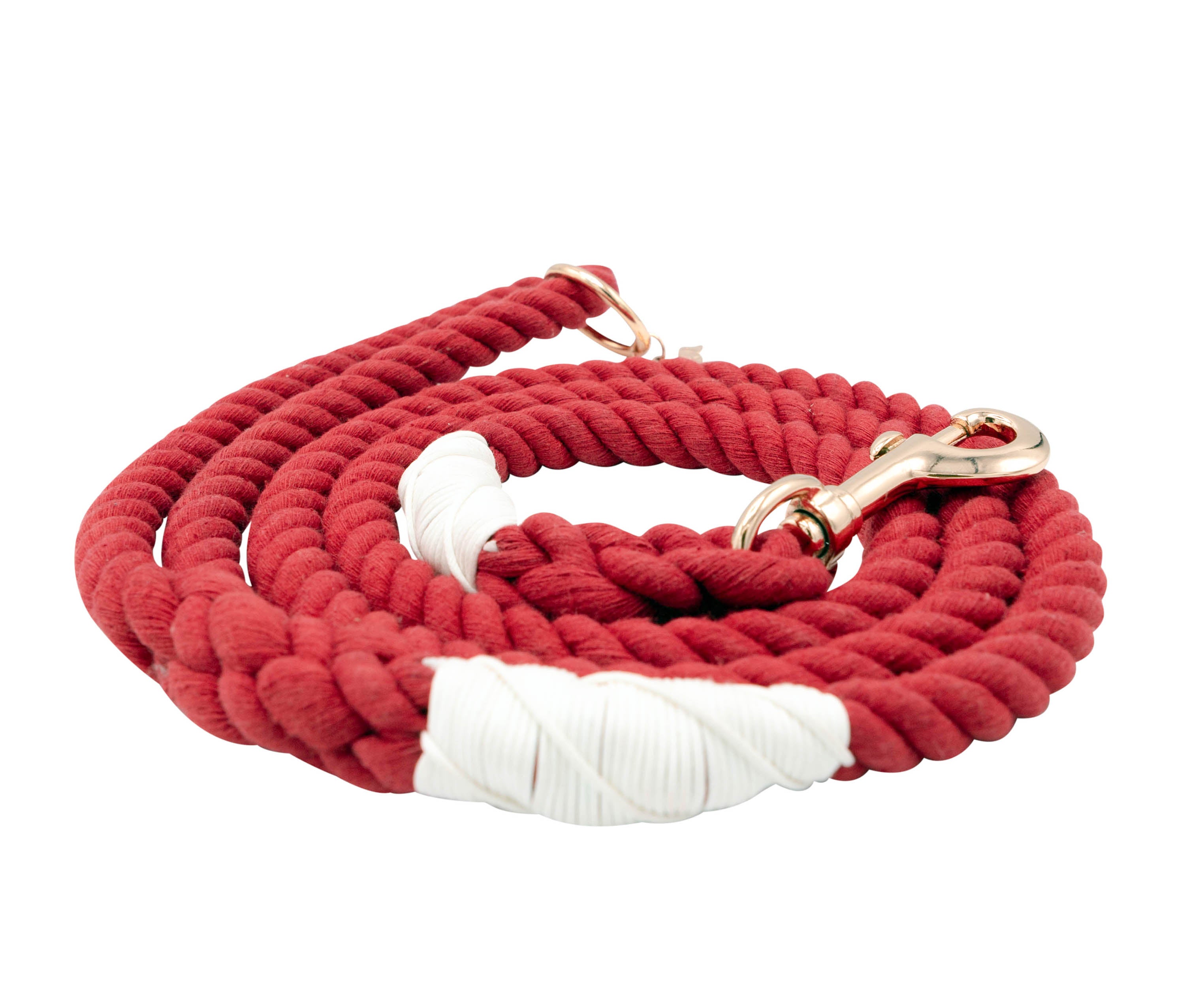 Dog Rope Leash - Crimson