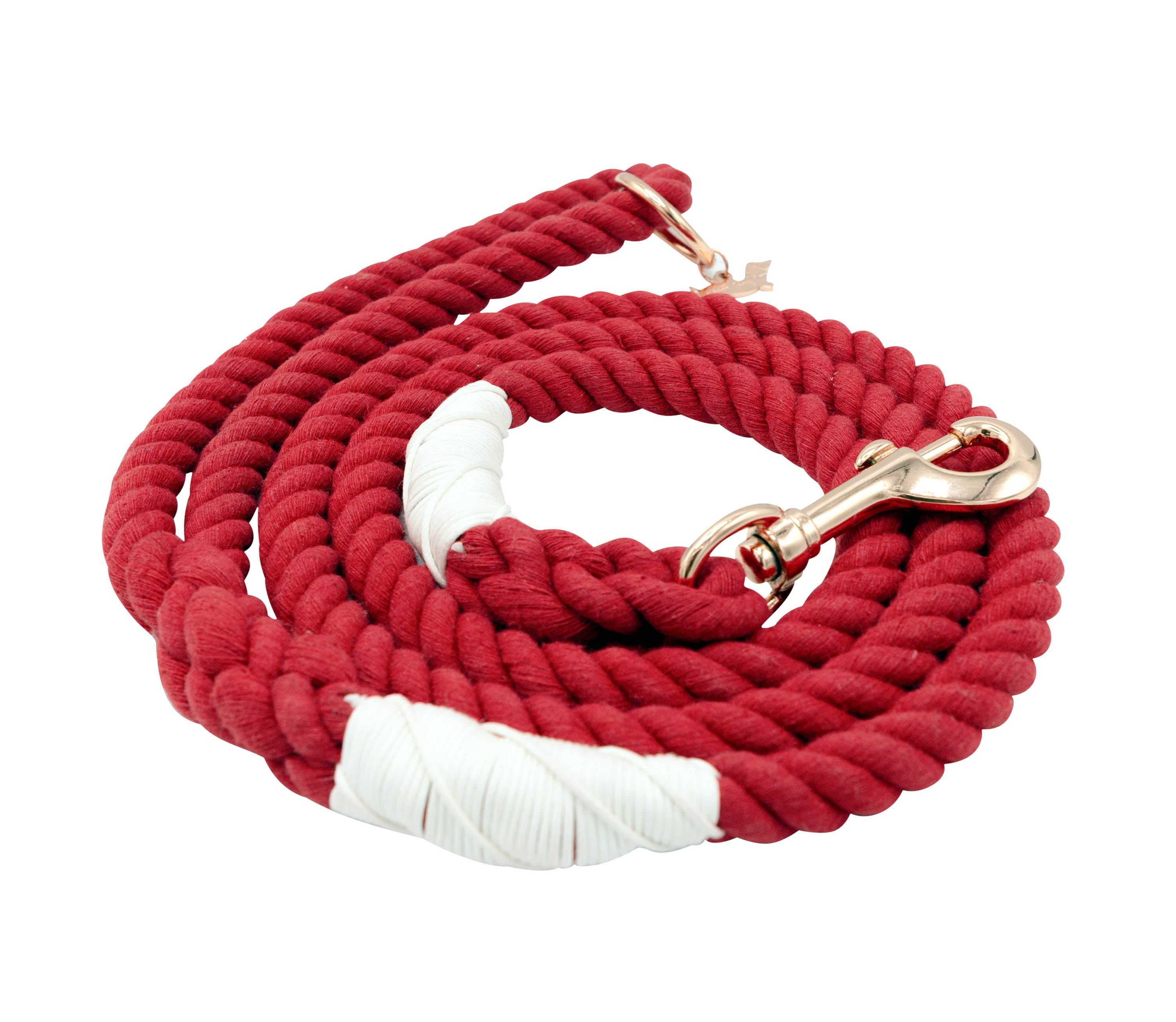 Dog Rope Leash - Crimson