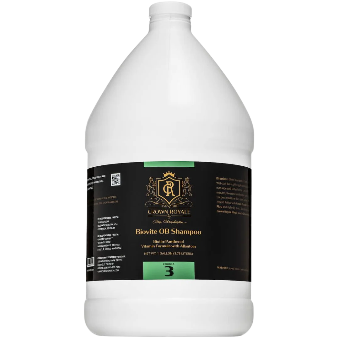 Biovite #3 OB Shampoo Concentrate 1Gallon by Crown Royale