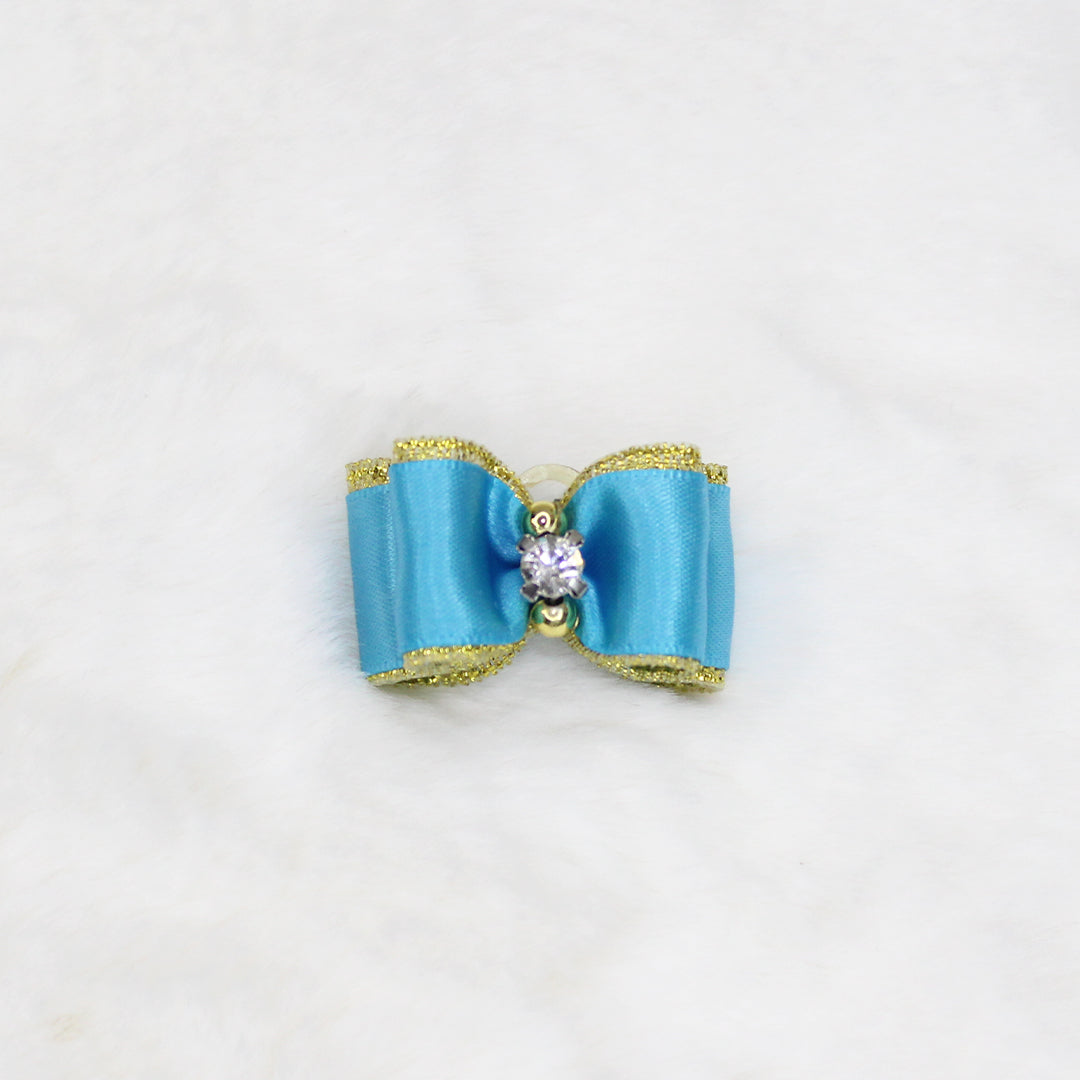 Hello Doggie Crystal Hot Pink Dog Barrette
