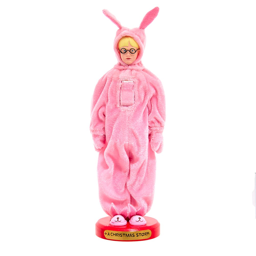 Kurt Adler 10-Inch A Christmas Story Ralphie Bunny Nutcracker