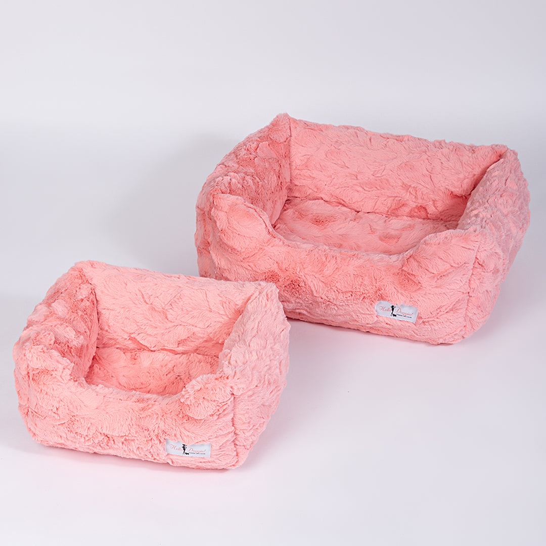 Hello Doggie Cuddle Aquamarine Dog Bed
