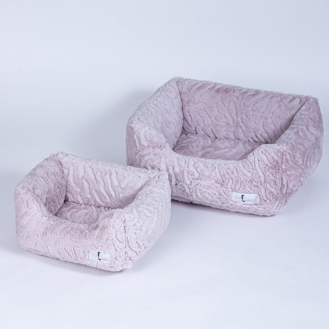 Hello Doggie Cuddle Pink Ice Dog Bed