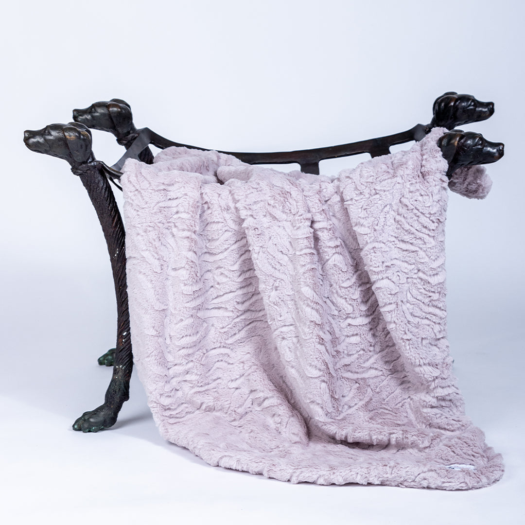 Hello Doggie Cuddle Pink Ice Dog Blanket