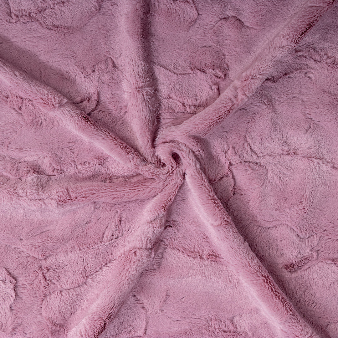 Hello Doggie Cuddle Mauve Dog Blanket