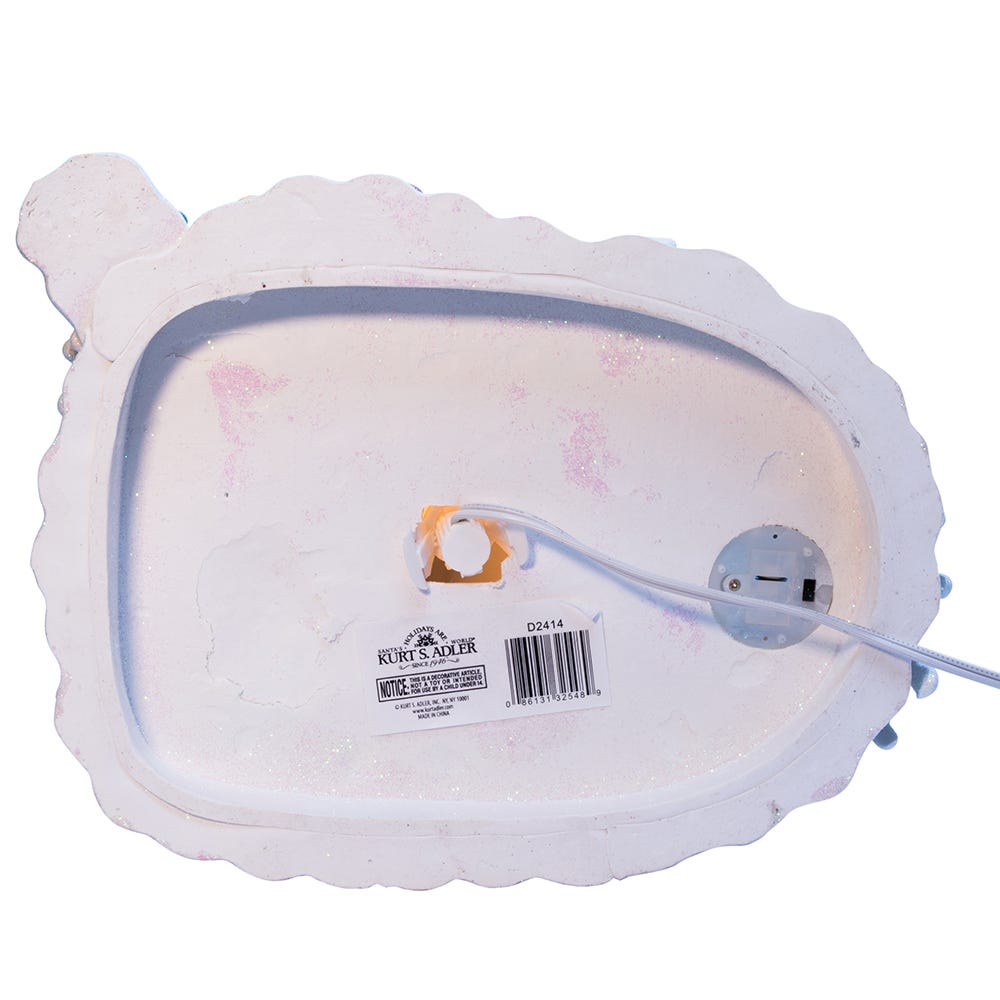 Kurt Adler 13-Inch Claydough Gingerbread Inn with C7 Bulb