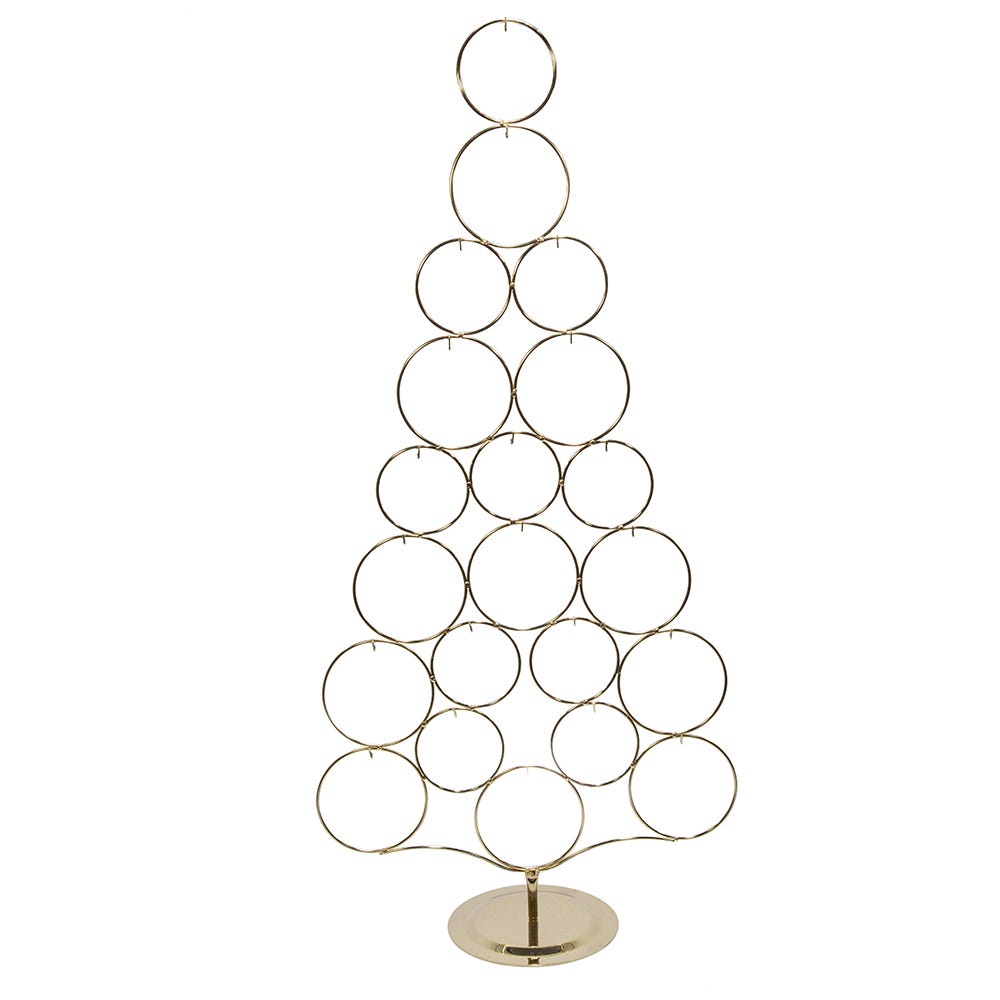 Kurt Adler 42-Inch Gold Metal Tree Rack