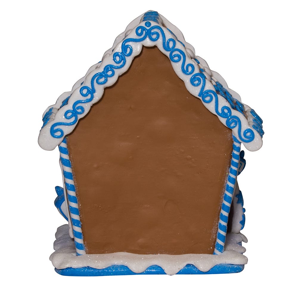 Kurt Adler 7-Inch LED Hanukkah Gingerbread House Tablepiece