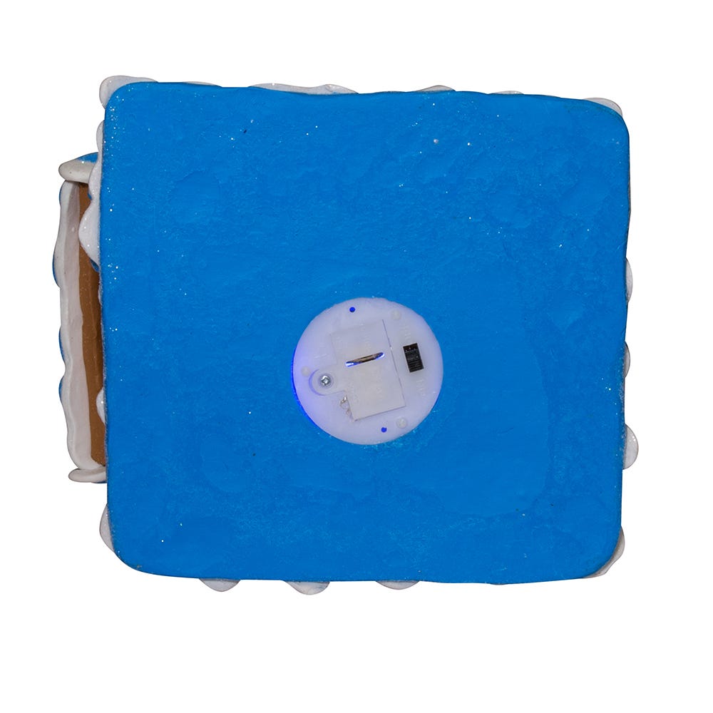 Kurt Adler 7-Inch LED Hanukkah Gingerbread House Tablepiece