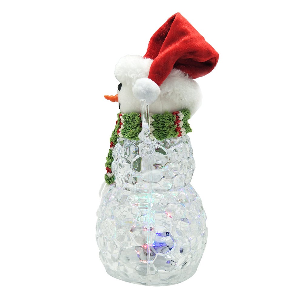 Kurt Adler 9.45-Inch Battery-Operated Light-Up Snowman Table Piece