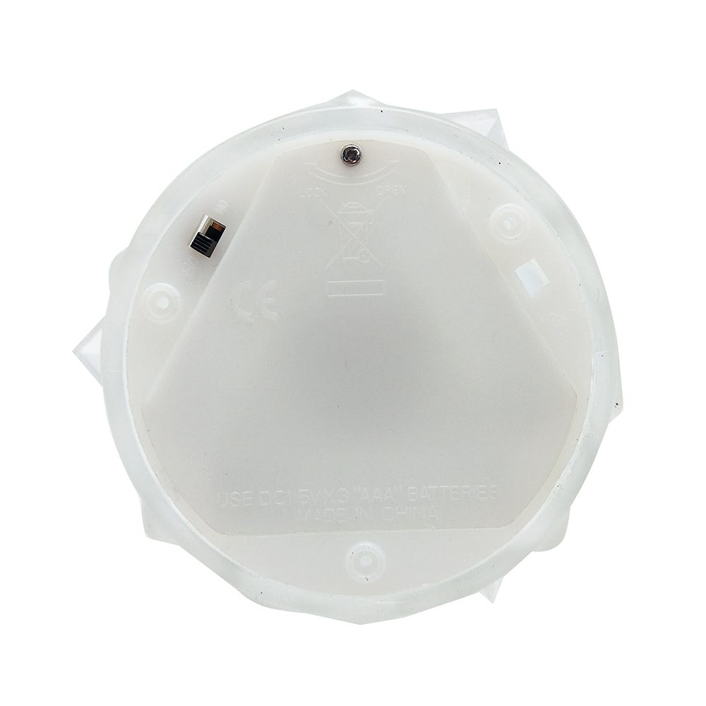 Kurt Adler 10.25-Inch Battery-Operated LED Clear Tree Table Piece with Motion