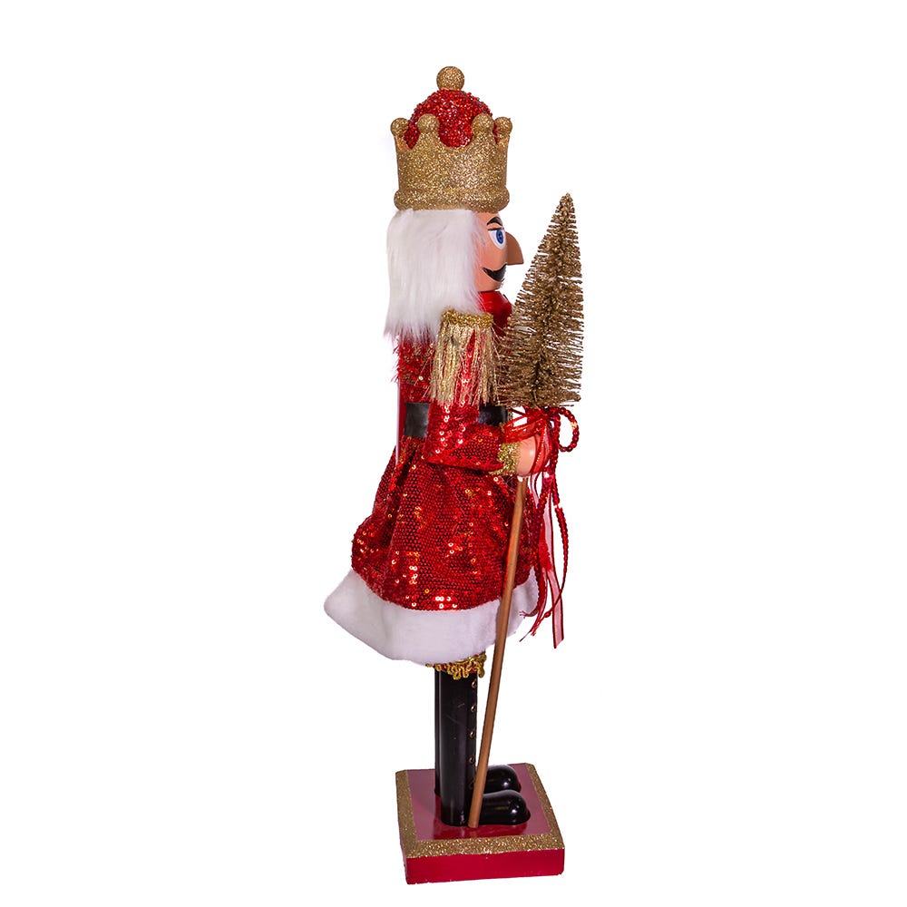 Kurt Adler 24-Inch Plastic Red and Gold King Nutcracker
