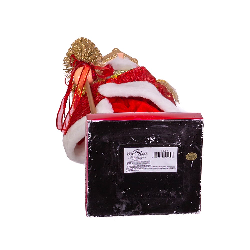 Kurt Adler 24-Inch Plastic Red and Gold King Nutcracker