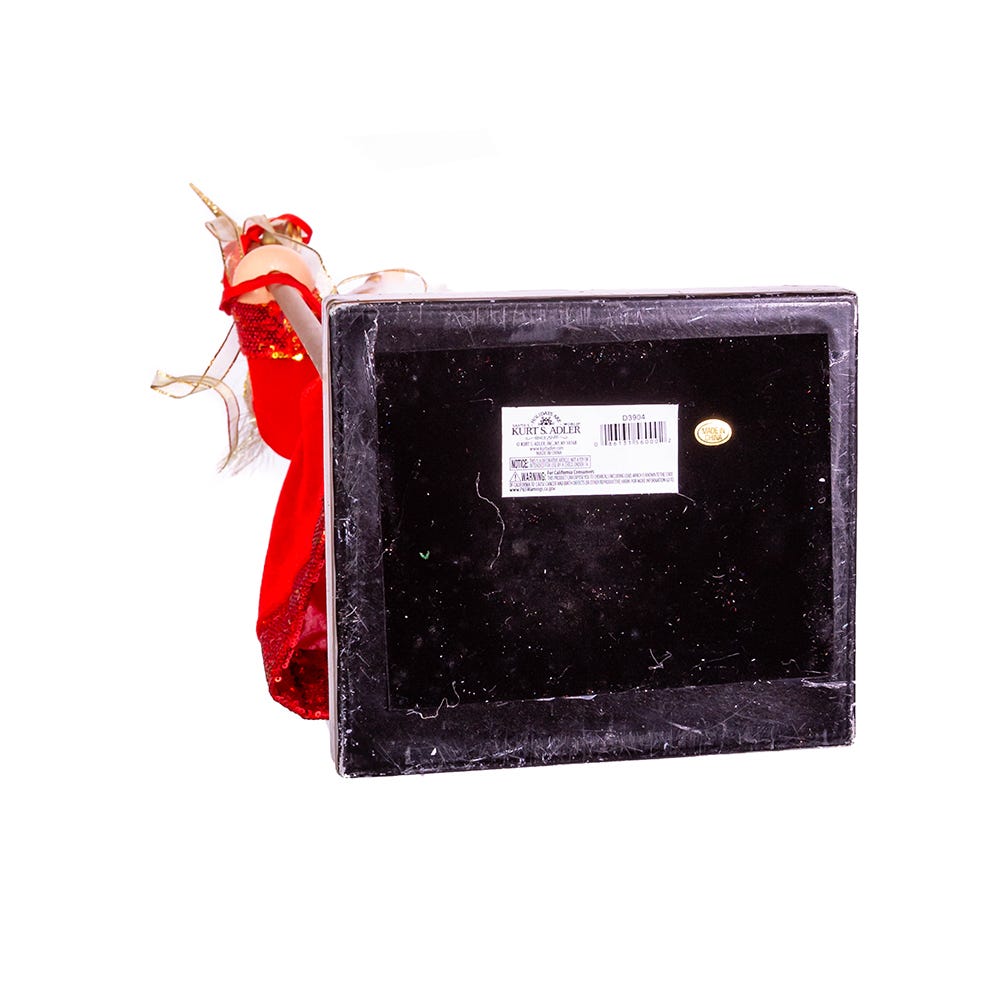 Kurt Adler 32-Inch Plastic Red and Gold King Nutcracker