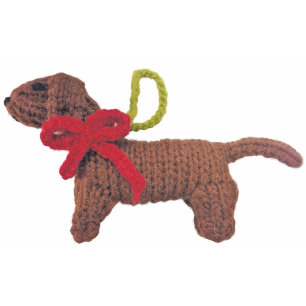 Chilly Dog Dachshund Wool Ornament