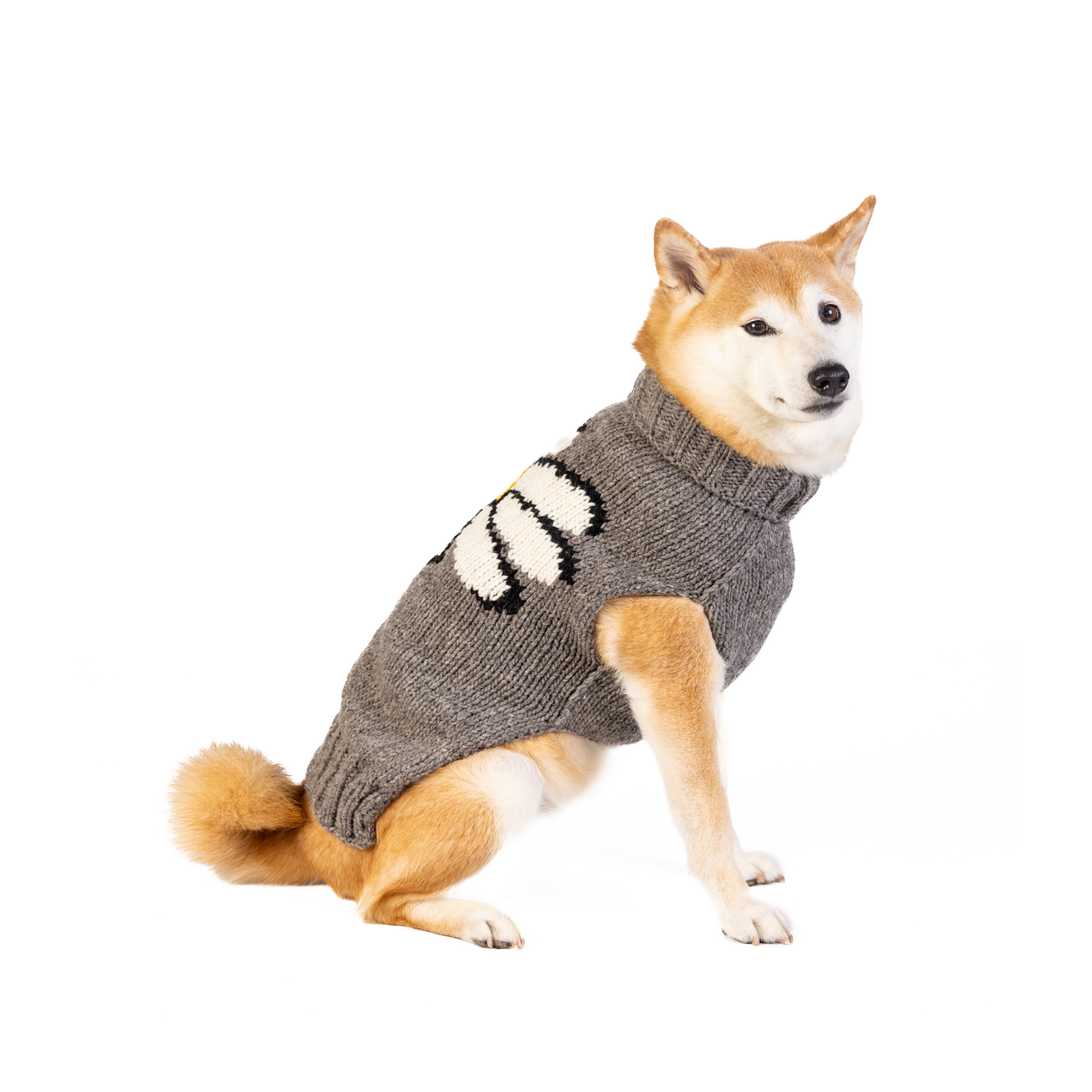 Chilly Dog Big Daisy Wool Dog Sweater