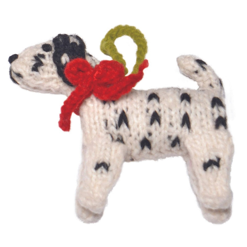 Chilly Dog Dalmatian Wool Ornament