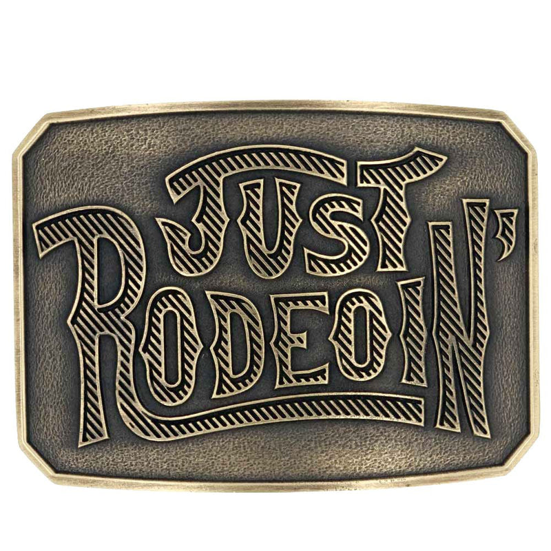 Dale Brisby Just Rodeoin Attitude Belt Buckle