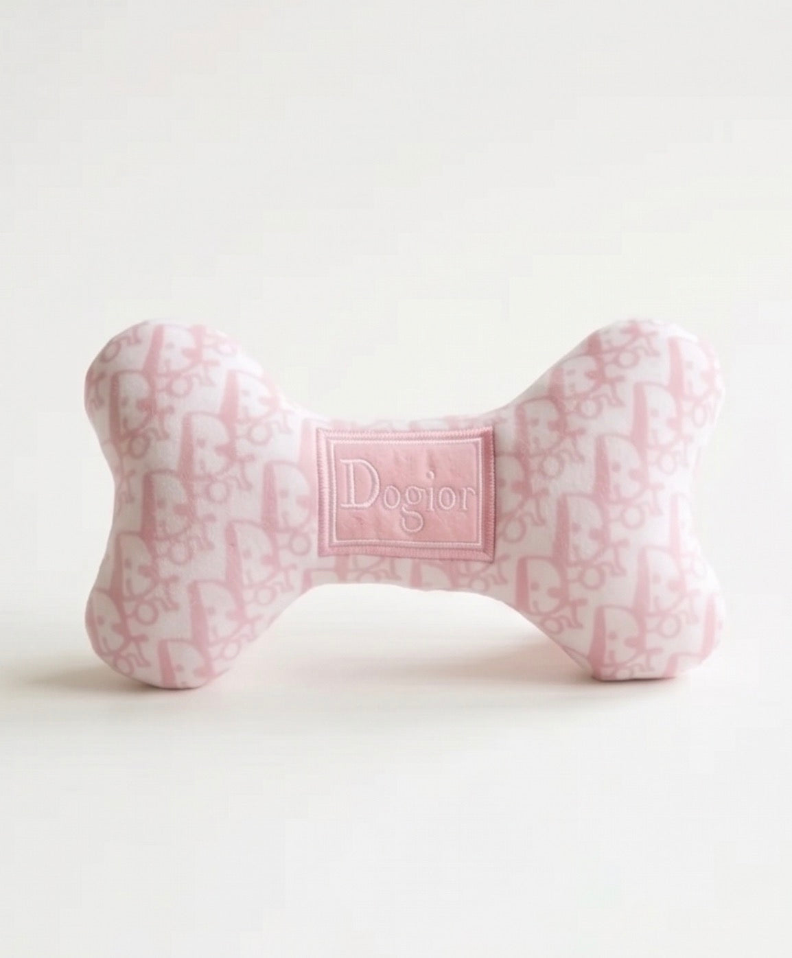 Haute Diggity Dog Pink Dogior Bone Plush Dog Toy