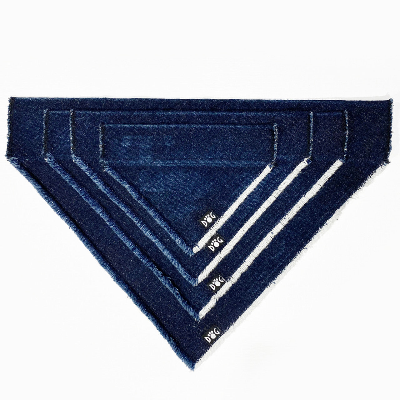 Mongrel Dawgs MC Logo Denim Bandanna