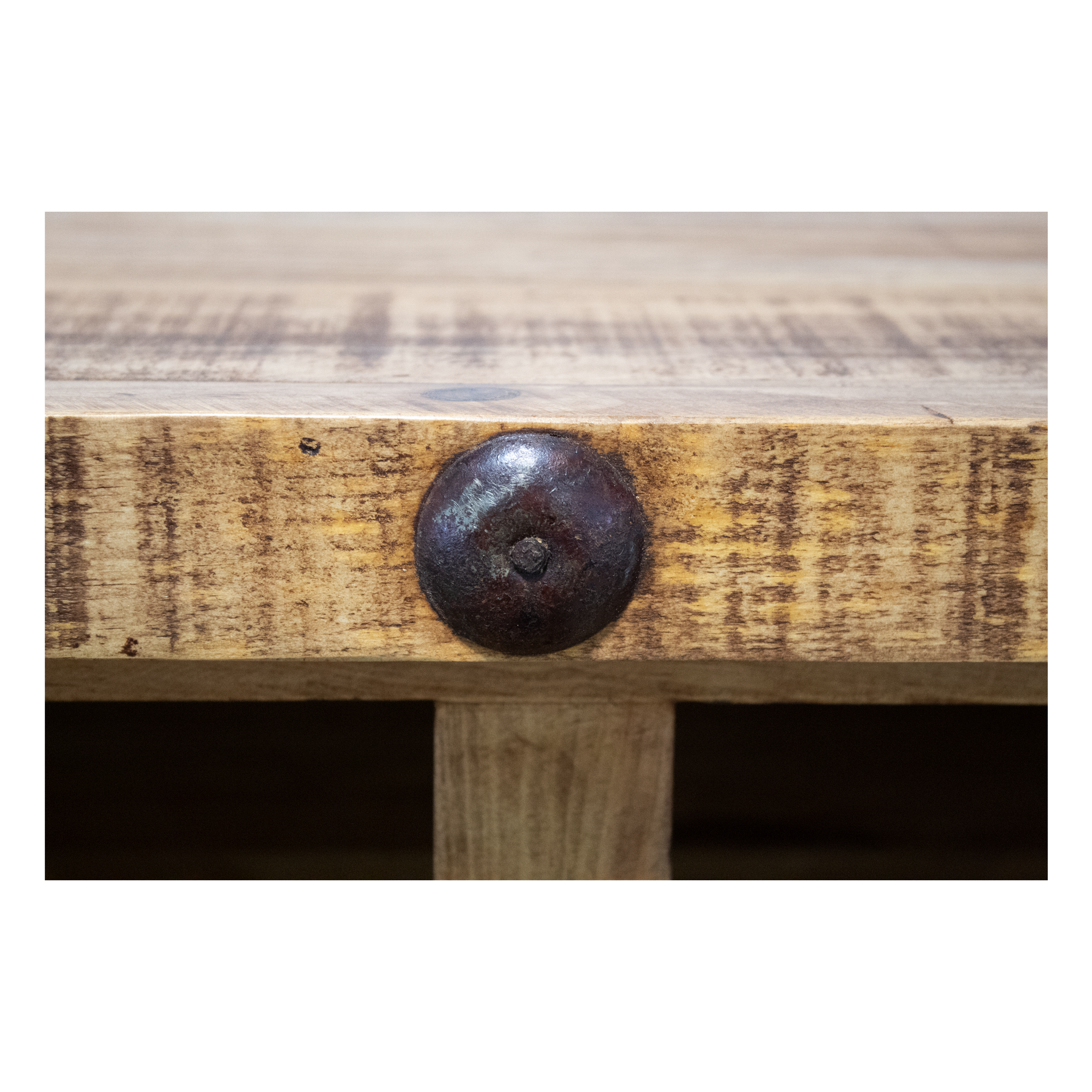 Oasis Large Dog Rustic Wood Kennel in Medium Wax