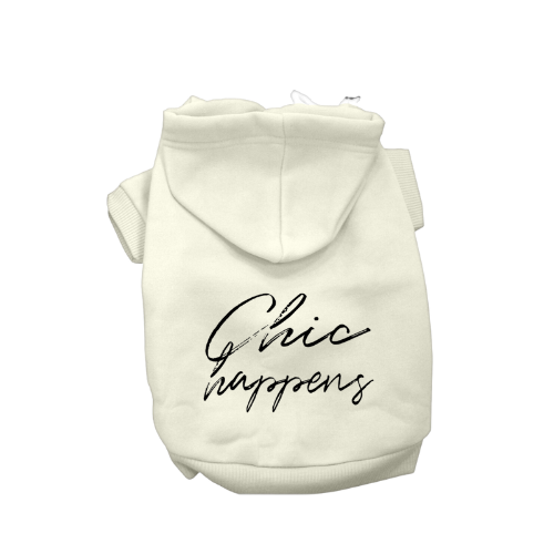 Chic Happens Dog Hoodie
