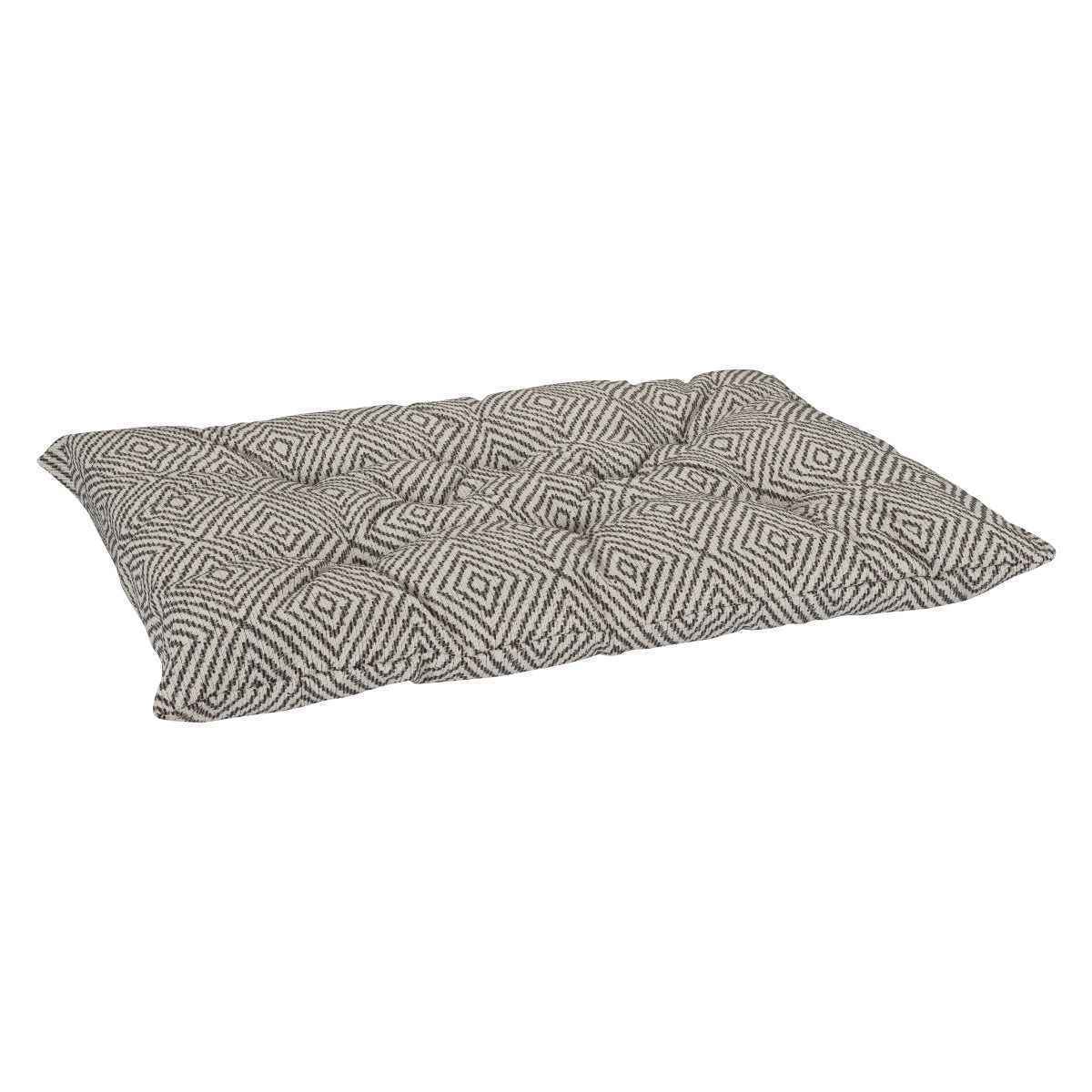 Bowsers Diamondback Tufted Dog Crate Cushion - Washable Crate and Lounge Comfort