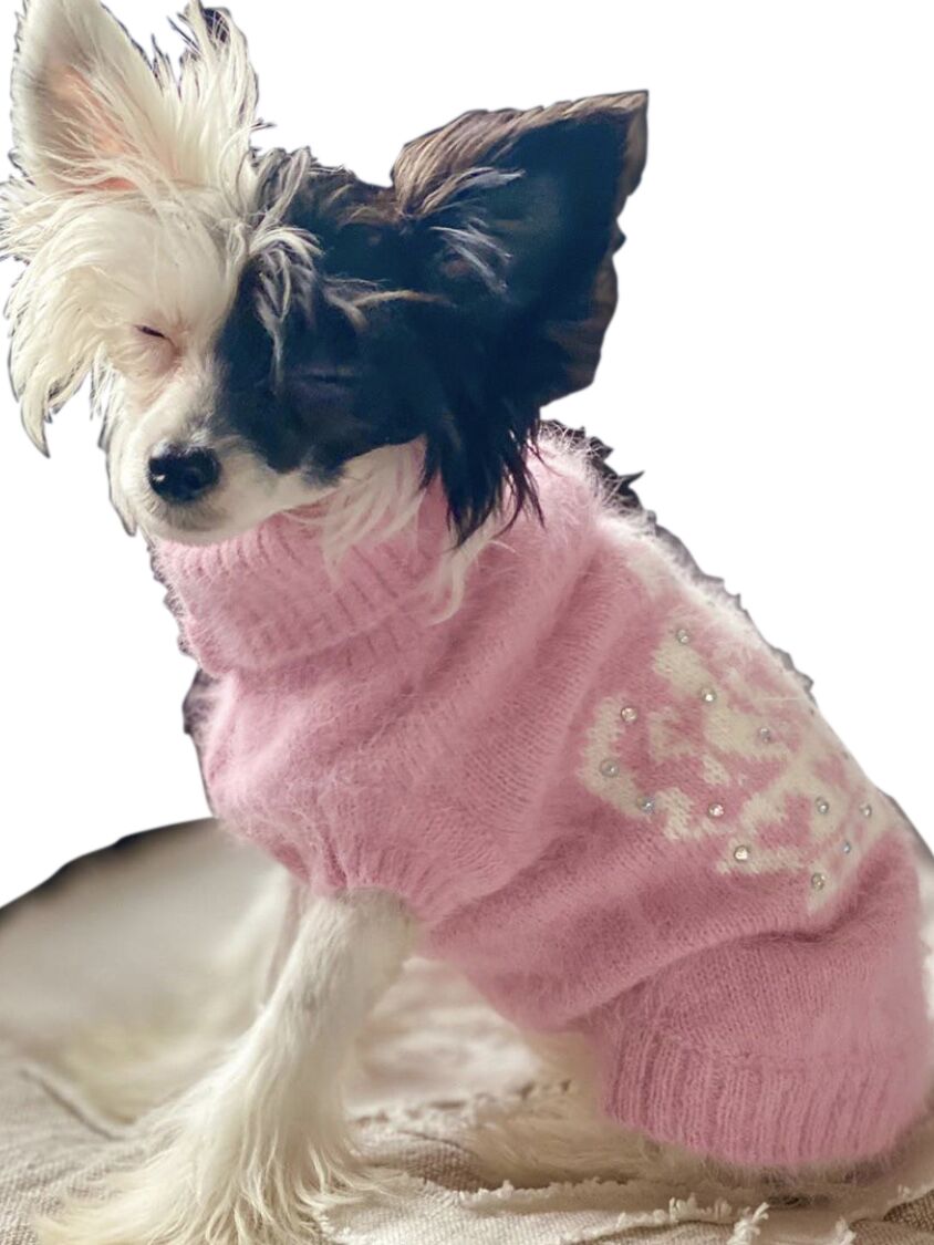 Diana Crown Turtleneck, Pink