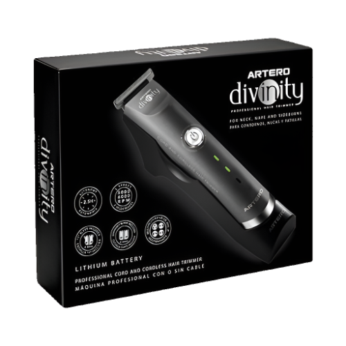 Divinity Cordless Hair Trimmer with Free Oil Fresh and Towel by Artero