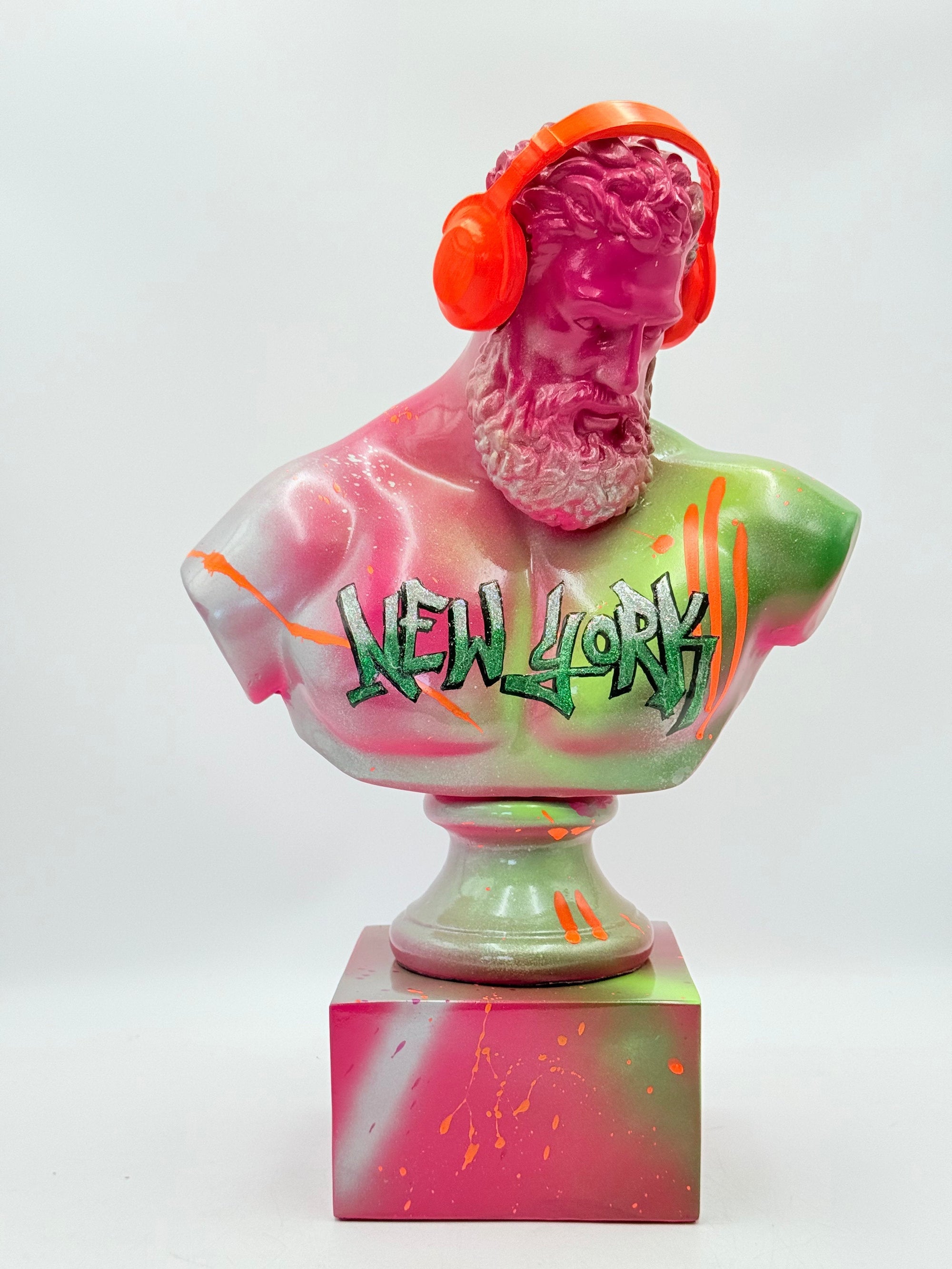 And Iconic DJ Hercules Sculpture New York Style
